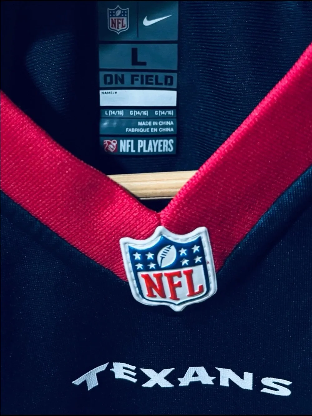 NIKE ON FIELD NFL ANDRE JOHNSON Houston Texans Jersey